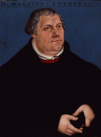 Ritratto di Martin Lutero da Lucas Cranach the Elder